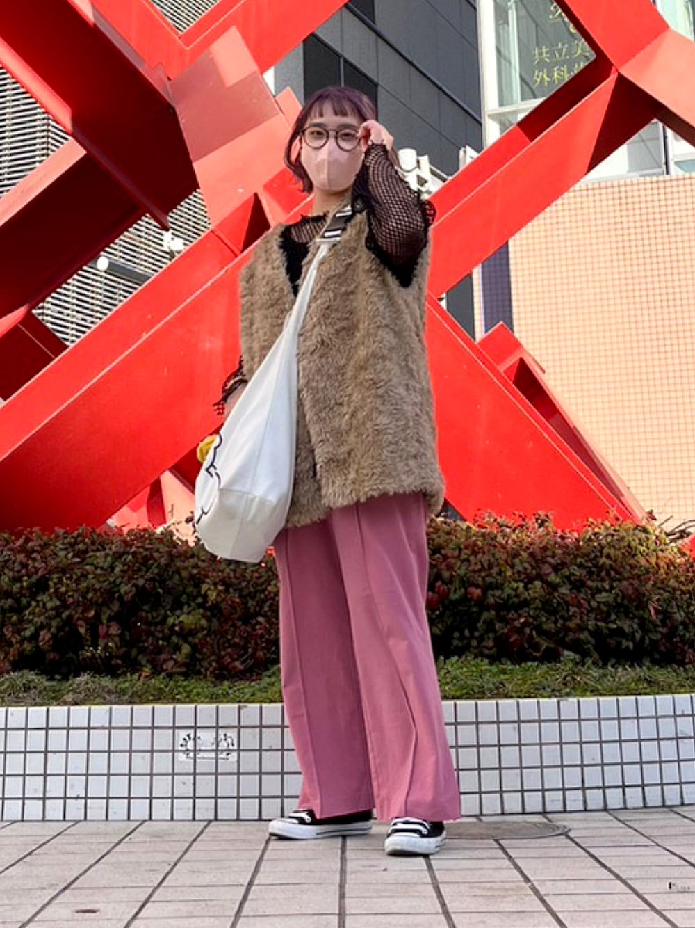 アンドカワイイ And Kawaii タンクトップ ノースリーブニット