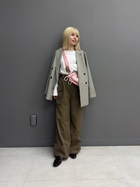 nanaさん（レディース・153cm）の春コーディネート