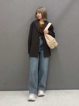 「アイテム（その他トップス）」を使った、nanaさん（レディース・153cm）の冬コーディネート