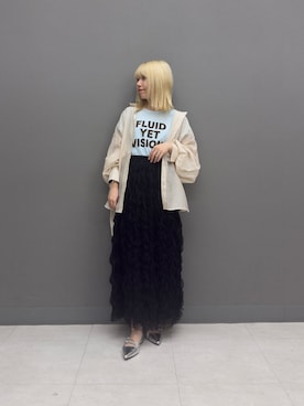 「SENSE OF PLACE by URBAN RESEARCH(センスオブプレイスバイアーバンリサーチ)のグラフィックTシャツ(半袖)(Tシャツ/カットソー、その他)」を使った、nanaさん(レディース・153cm)の春コーディネート