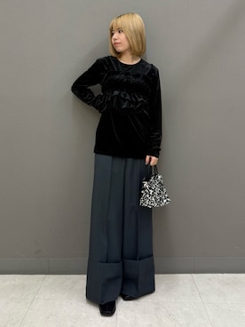 「SENSEOFPLACE」｜nanaさん（レディース・153cm）の冬コーディネート