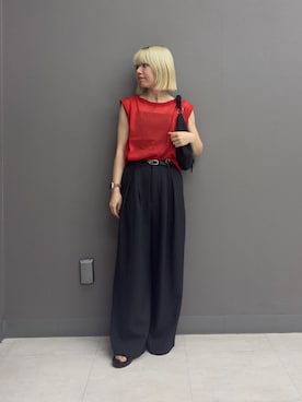 nanaさん（レディース・153cm）の夏コーディネート