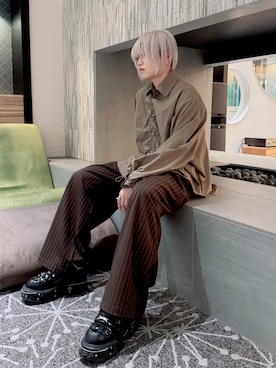 あくさん（骨格ストレート・メンズ・168cm）の秋コーディネート