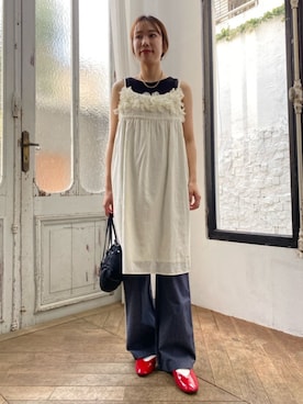 「PEACH JOHN（ピーチジョン）のアイテム」を使った、PUBLUXさん（レディース・157cm）の夏コーディネート