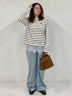 「MARY QUANT（マリークワント）のアイテム」を使った、PUBLUXさん（レディース・154cm）の夏コーディネート