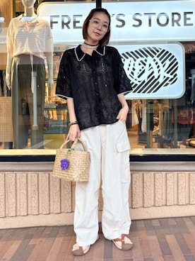 「PUBLUX（パブリュクス）のアイテム」を使った、PUBLUXさん（レディース・160cm）の夏コーディネート