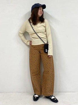 「MARY QUANT（マリークワント）のアイテム」を使った、PUBLUXさん（レディース・154cm）の夏コーディネート