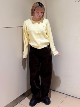 「GAP（ギャップ）のアイテム（トップス）」を使った、PUBLUXさん（レディース・157cm）の秋コーディネート