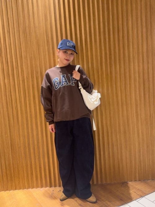 PUBLUX × GAP/ギャップ 別注 GAP ロゴ コーデュロイ キャップ　限定展開