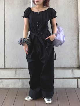 「MARY QUANT（マリークワント）のアイテム」を使った、PUBLUXさん（レディース・157cm）の夏コーディネート