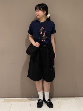 「UMBRO（アンブロ）のアイテム」を使った、PUBLUXさん（レディース・156cm）の夏コーディネート