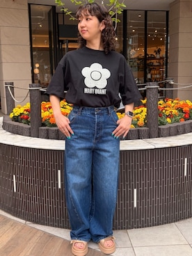 「MARY QUANT（マリークワント）のアイテム」を使った、PUBLUXさん（レディース・161cm）の夏コーディネート
