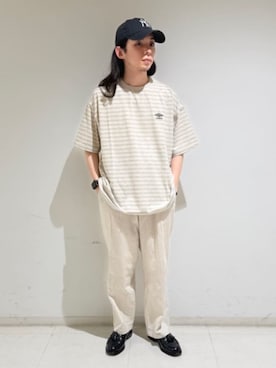 「UMBRO（アンブロ）のアイテム」を使った、PUBLUXさん（レディース・158cm）の夏コーディネート