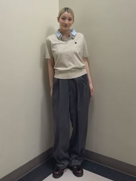 「MARY QUANT（マリークワント）のアイテム」を使った、PUBLUXさん（レディース・160cm）の夏コーディネート