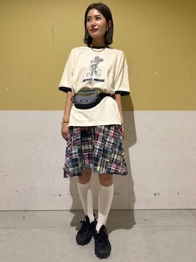「PUBLUX（パブリュクス）のアイテム」を使った、PUBLUXさん（レディース・167cm）の春コーディネート