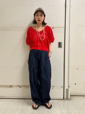 「PUBLUX（パブリュクス）のアイテム」を使った、PUBLUXさん（レディース・158cm）の夏コーディネート
