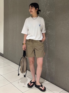 「PUBLUX（パブリュクス）のアイテム」を使った、PUBLUXさん（レディース・151cm）の夏コーディネート
