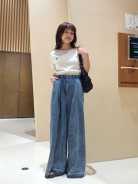「MARY QUANT（マリークワント）のアイテム」を使った、PUBLUXさん（レディース・150cm）の夏コーディネート