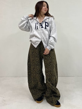 「GAP（ギャップ）のアイテム（トップス）」を使った、PUBLUXさん（レディース・154cm）の秋コーディネート