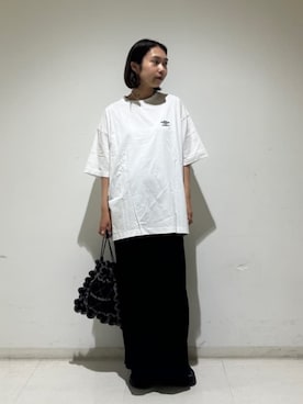 「UMBRO（アンブロ）のアイテム」を使った、PUBLUXさん（レディース・158cm）の夏コーディネート