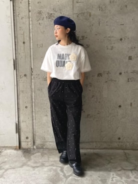 「MARY QUANT（マリークワント）のアイテム」を使った、PUBLUXさん（レディース・157cm）の夏コーディネート