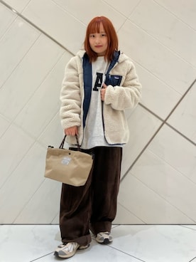 「GAP（ギャップ）のアイテム（パンツ）」を使った、PUBLUXさん（レディース・147cm）の秋コーディネート