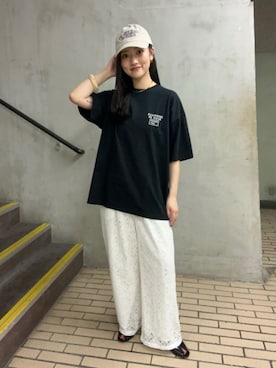 「PUBLUX（パブリュクス）のアイテム」を使った、PUBLUXさん（レディース・163cm）の夏コーディネート