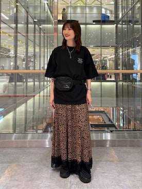 「PUBLUX（パブリュクス）のアイテム」を使った、PUBLUXさん（レディース・154cm）の夏コーディネート