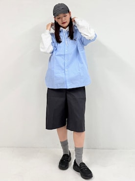 「MLB（メジャーリーグベースボール）のアイテム」を使った、PUBLUXさん（レディース・169cm）の春コーディネート