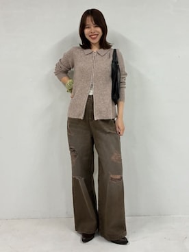 「MARY QUANT（マリークワント）のアイテム」を使った、PUBLUXさん（レディース・168cm）の夏コーディネート