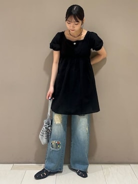 「MARY QUANT（マリークワント）のアイテム」を使った、PUBLUXさん（レディース・164cm）の夏コーディネート