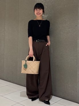 「PUBLUX（パブリュクス）のアイテム」を使った、PUBLUXさん（レディース・151cm）の夏コーディネート