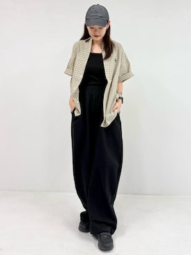 「PUBLUX（パブリュクス）のアイテム」を使った、PUBLUXさん（レディース・169cm）の夏コーディネート