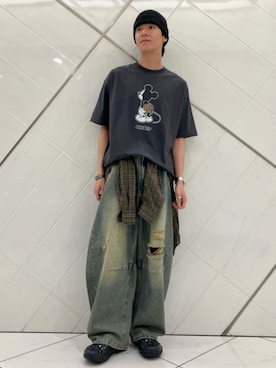 「PUBLUX（パブリュクス）のアイテム」を使った、PUBLUXさん（レディース・158cm）の夏コーディネート
