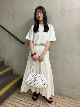 「PUBLUX（パブリュクス）のアイテム」を使った、PUBLUXさん（レディース・163cm）の夏コーディネート