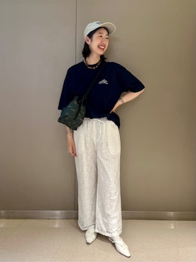 「PUBLUX（パブリュクス）のアイテム」を使った、PUBLUXさん（レディース・170cm）の夏コーディネート
