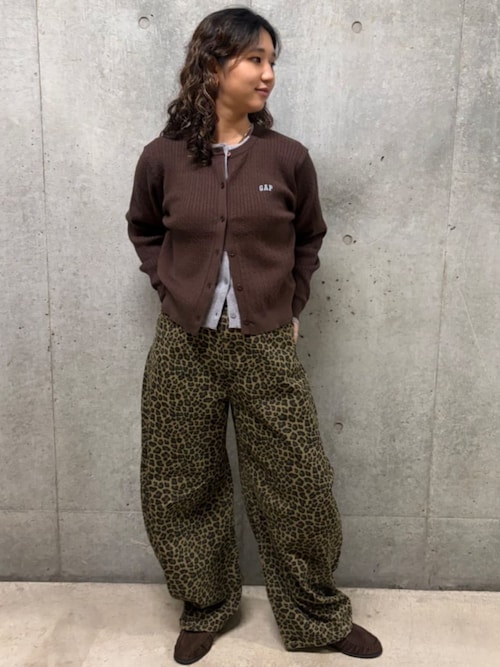 PUBLUX × GAP/ギャップ 別注 クルーネック ケーブル ニット カーディガン　限定展開