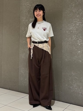 「PUBLUX（パブリュクス）のアイテム」を使った、PUBLUXさん（レディース・151cm）の夏コーディネート