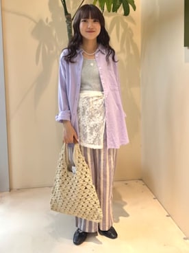 PUBLUXさん（レディース・155cm）の夏コーディネート