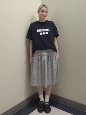 「MARY QUANT（マリークワント）のアイテム」を使った、PUBLUXさん（レディース・160cm）の夏コーディネート