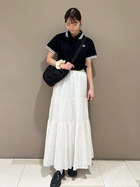 「UMBRO（アンブロ）のアイテム」を使った、PUBLUXさん（レディース・164cm）の夏コーディネート