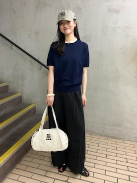「PUBLUX（パブリュクス）のアイテム」を使った、PUBLUXさん（レディース・163cm）の夏コーディネート