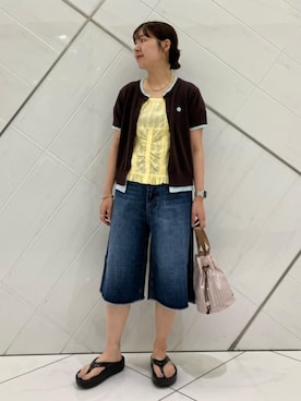 「MARY QUANT（マリークワント）のアイテム」を使った、PUBLUXさん（レディース・159cm）の春コーディネート