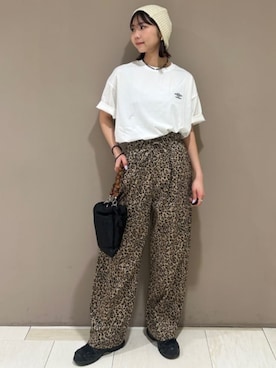 「UMBRO（アンブロ）のアイテム」を使った、PUBLUXさん（レディース・164cm）の春コーディネート