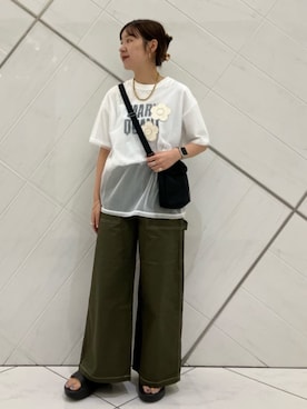 「MARY QUANT（マリークワント）のアイテム」を使った、PUBLUXさん（レディース・159cm）の夏コーディネート
