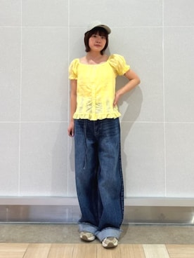 「MARY QUANT（マリークワント）のアイテム」を使った、PUBLUXさん（レディース・151cm）の夏コーディネート