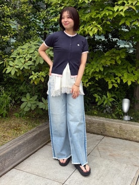 「MARY QUANT（マリークワント）のアイテム」を使った、PUBLUXさん（レディース・167cm）の春コーディネート