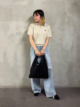 「MARY QUANT（マリークワント）のアイテム」を使った、PUBLUXさん（レディース・160cm）の春コーディネート