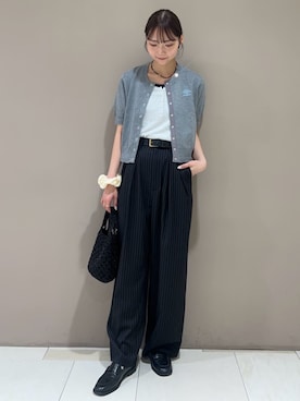 「UMBRO（アンブロ）のアイテム」を使った、PUBLUXさん（レディース・164cm）の夏コーディネート