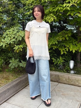 「MARY QUANT（マリークワント）のアイテム」を使った、PUBLUXさん（レディース・167cm）の春コーディネート
